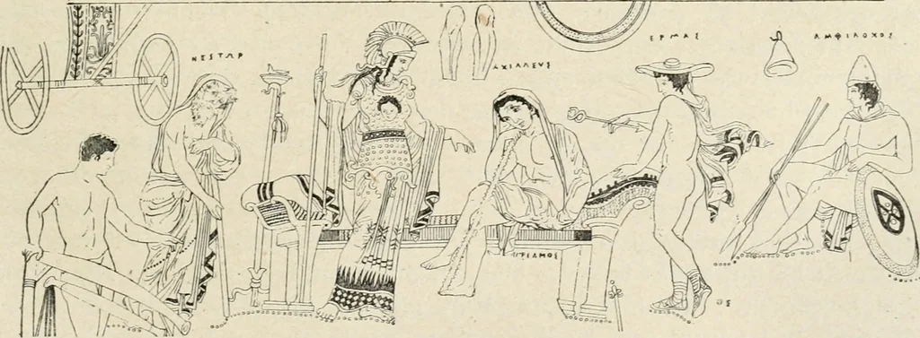 An illustration from Archaeologische Hermeneutik; Anleitung zur Deutung klassischer Bildwerke, 1919, leaf 296