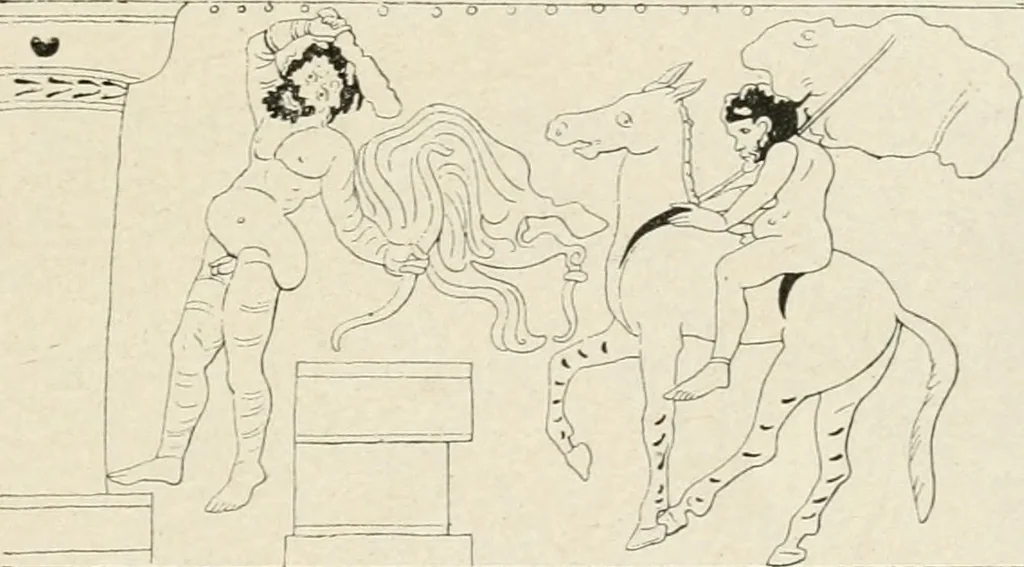 An illustration from Archaeologische Hermeneutik; Anleitung zur Deutung klassischer Bildwerke, 1919, leaf 300