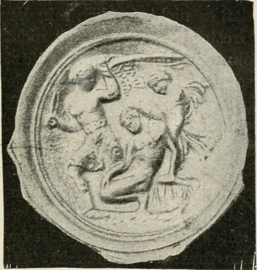An illustration from Archaeologische Hermeneutik; Anleitung zur Deutung klassischer Bildwerke, 1919, leaf 316