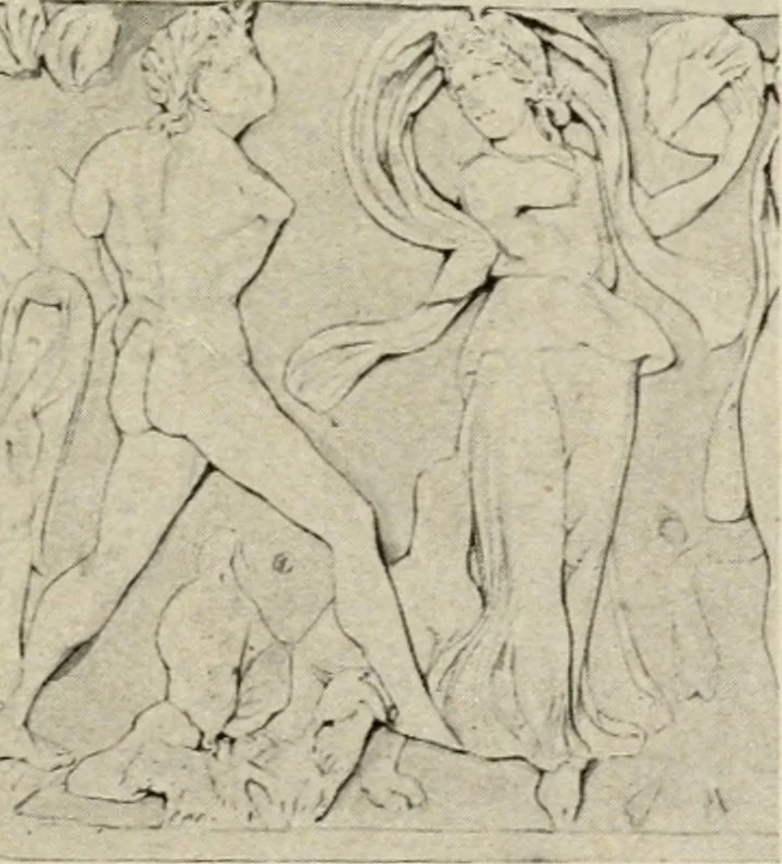 An illustration from Archaeologische Hermeneutik; Anleitung zur Deutung klassischer Bildwerke, 1919, leaf 324