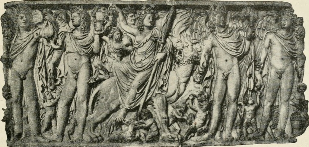 An illustration from Archaeologische Hermeneutik; Anleitung zur Deutung klassischer Bildwerke, 1919, leaf 326