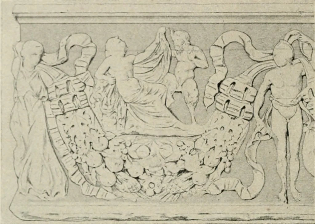 An illustration from Archaeologische Hermeneutik; Anleitung zur Deutung klassischer Bildwerke, 1919, leaf 327