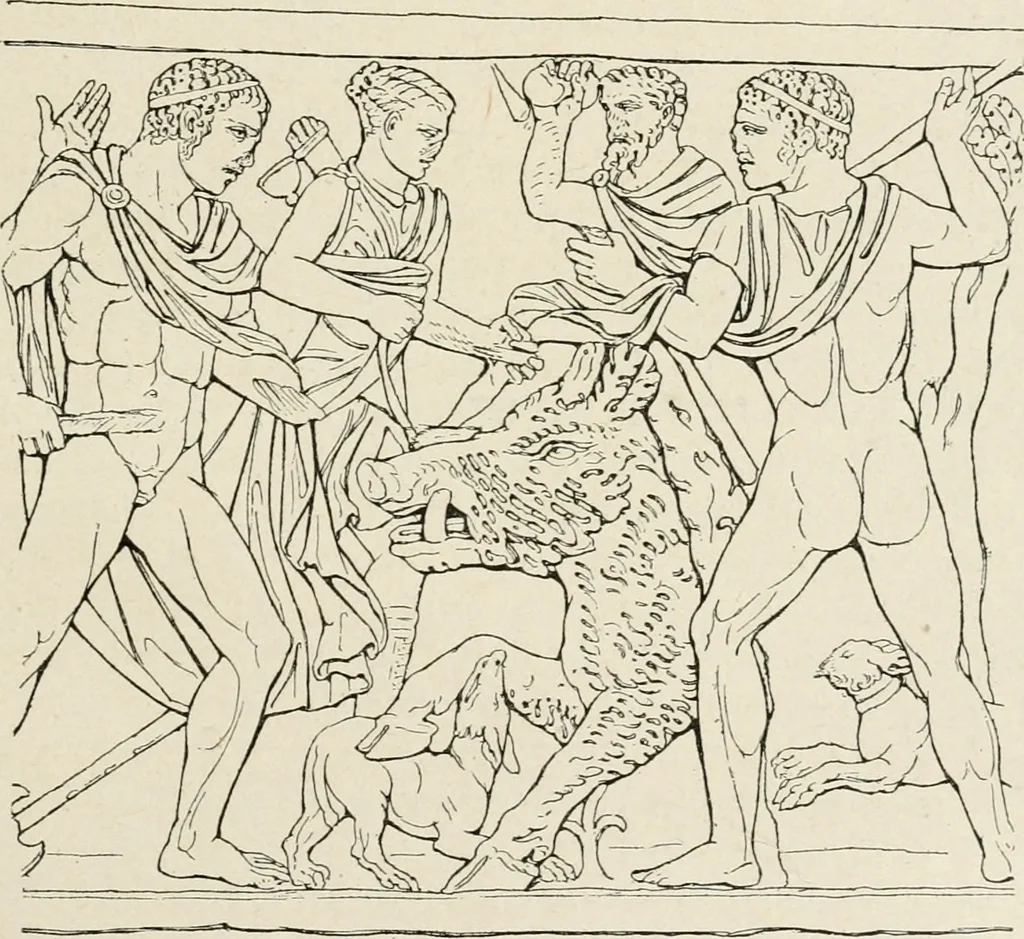 An illustration from Archaeologische Hermeneutik; Anleitung zur Deutung klassischer Bildwerke, 1919, leaf 330