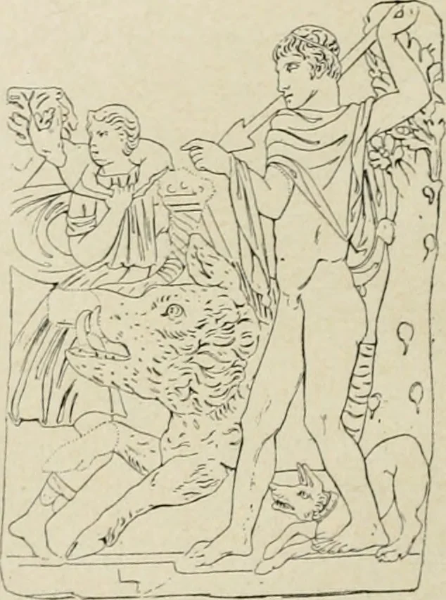 An illustration from Archaeologische Hermeneutik; Anleitung zur Deutung klassischer Bildwerke, 1919, leaf 331