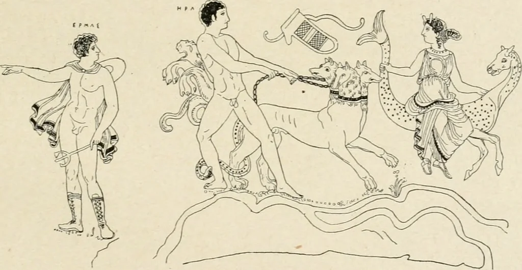 An illustration from Archaeologische Hermeneutik; Anleitung zur Deutung klassischer Bildwerke, 1919, leaf 332