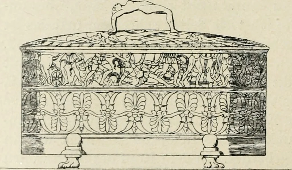 An illustration from Archaeologische Hermeneutik; Anleitung zur Deutung klassischer Bildwerke, 1919, leaf 343