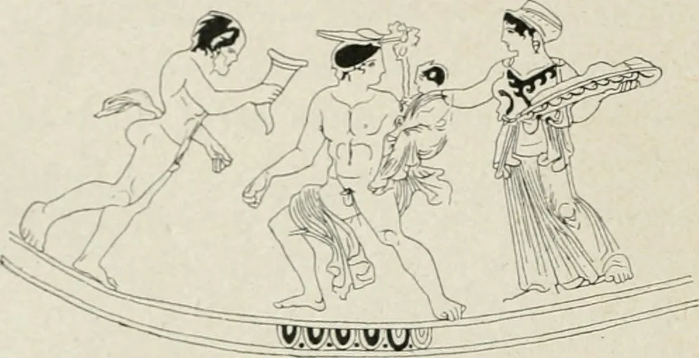 An illustration from Archaeologische Hermeneutik; Anleitung zur Deutung klassischer Bildwerke, 1919, leaf 353