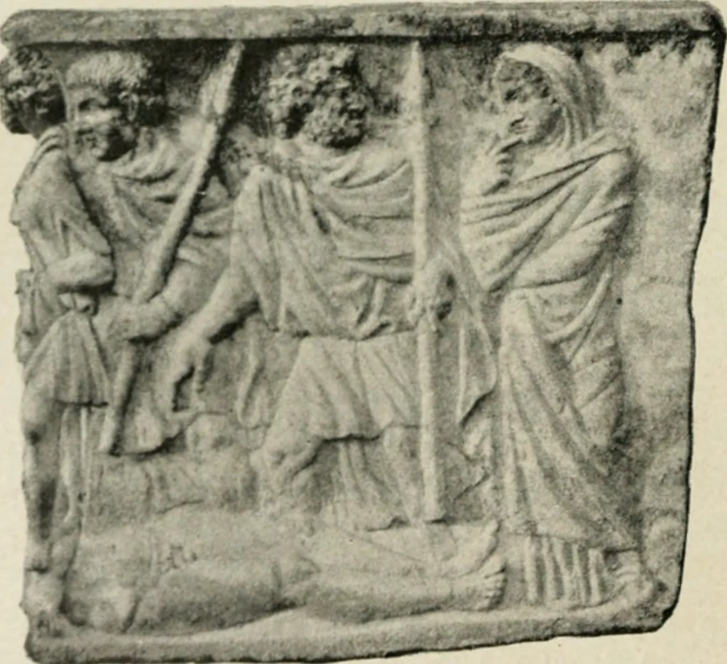 An illustration from Archaeologische Hermeneutik; Anleitung zur Deutung klassischer Bildwerke, 1919, leaf 355