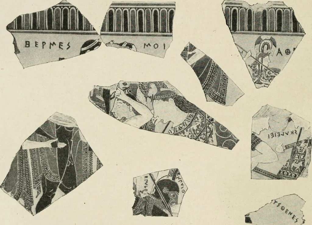 An illustration from Archaeologische Hermeneutik; Anleitung zur Deutung klassischer Bildwerke, 1919, leaf 367