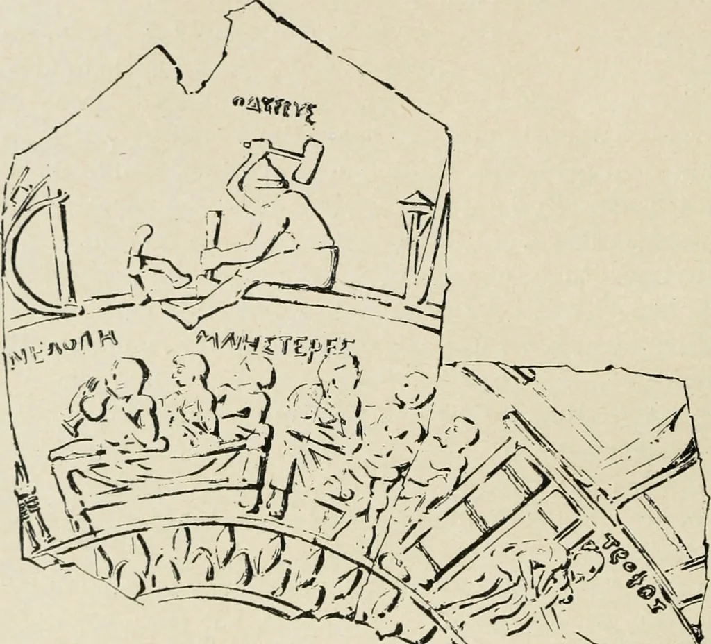 An illustration from Archaeologische Hermeneutik; Anleitung zur Deutung klassischer Bildwerke, 1919, leaf 379