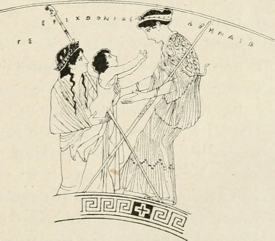 An illustration from Archaeologische Hermeneutik; Anleitung zur Deutung klassischer Bildwerke, 1919, leaf 38
