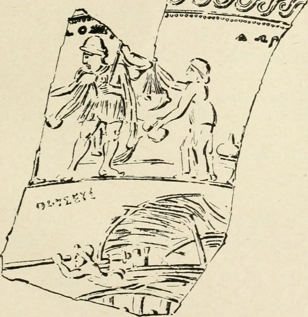 An illustration from Archaeologische Hermeneutik; Anleitung zur Deutung klassischer Bildwerke, 1919, leaf 380