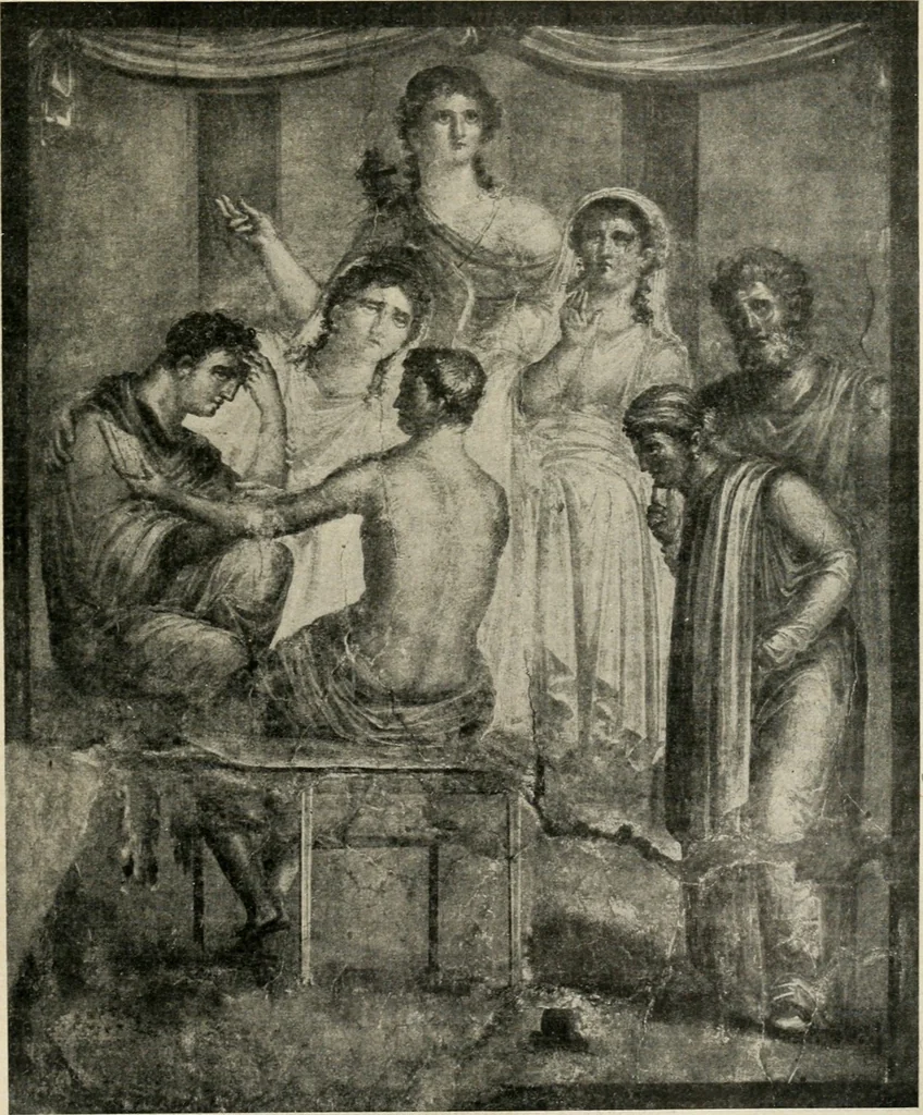 An illustration from Archaeologische Hermeneutik; Anleitung zur Deutung klassischer Bildwerke, 1919, leaf 404