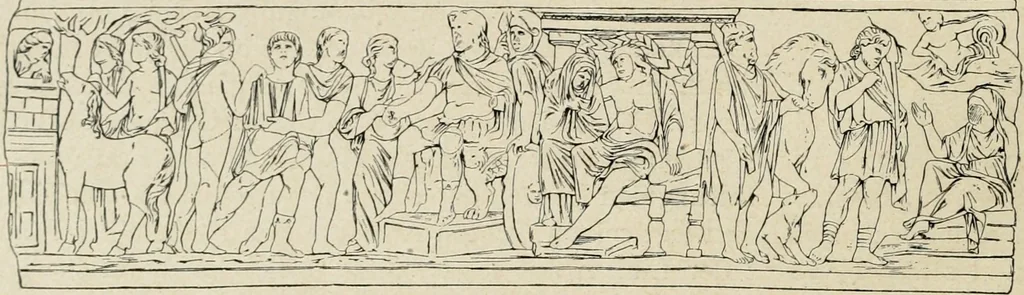An illustration from Archaeologische Hermeneutik; Anleitung zur Deutung klassischer Bildwerke, 1919, leaf 411