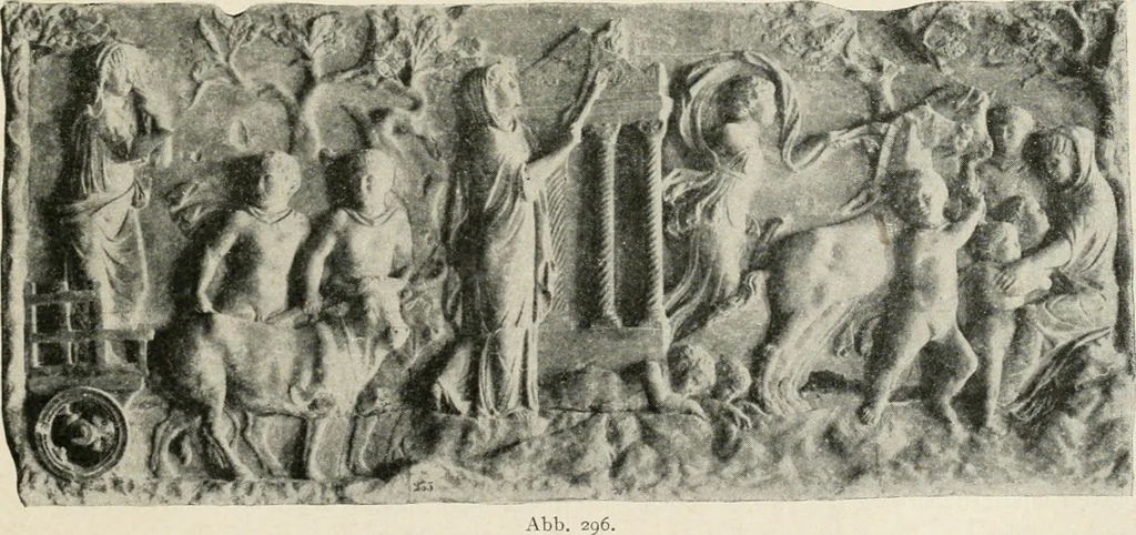 An illustration from Archaeologische Hermeneutik; Anleitung zur Deutung klassischer Bildwerke, 1919, leaf 422