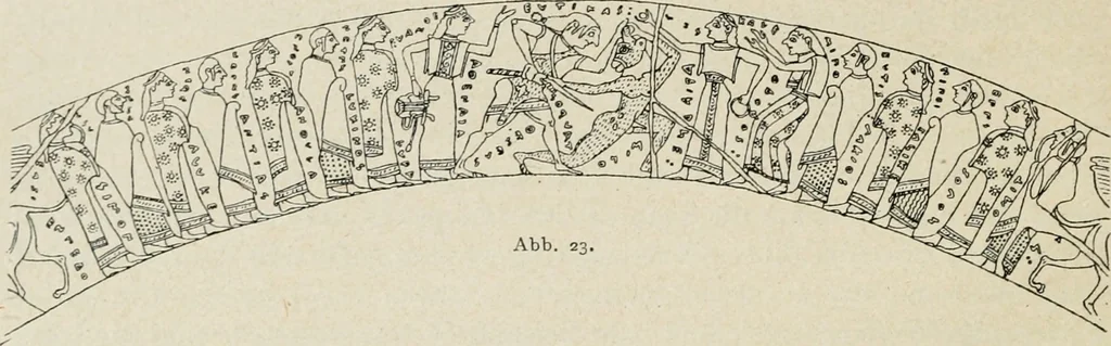 An illustration from Archaeologische Hermeneutik; Anleitung zur Deutung klassischer Bildwerke, 1919, leaf 51