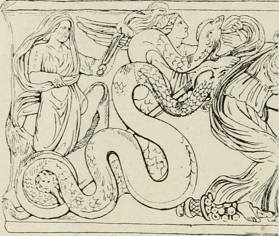 An illustration from Archaeologische Hermeneutik; Anleitung zur Deutung klassischer Bildwerke, 1919, leaf 65