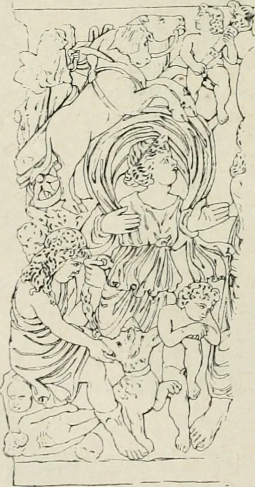An illustration from Archaeologische Hermeneutik; Anleitung zur Deutung klassischer Bildwerke, 1919, leaf 65