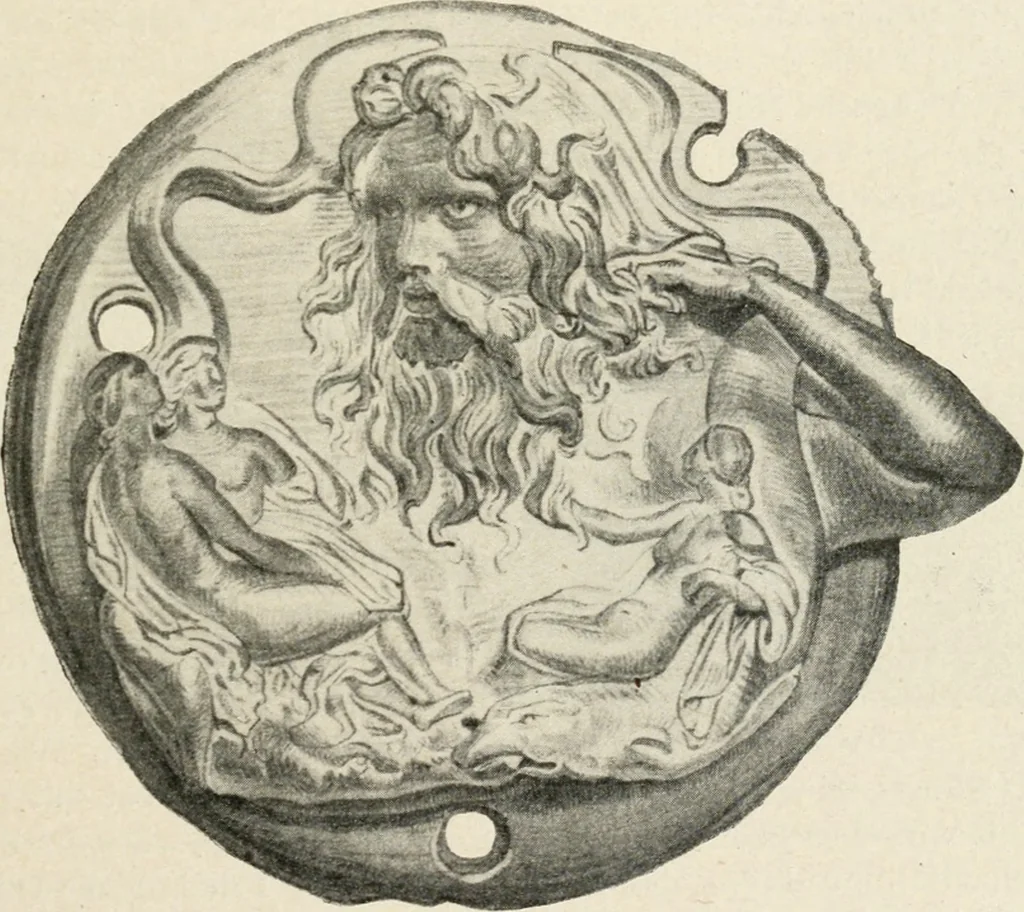 An illustration from Archaeologische Hermeneutik; Anleitung zur Deutung klassischer Bildwerke, 1919, leaf 66