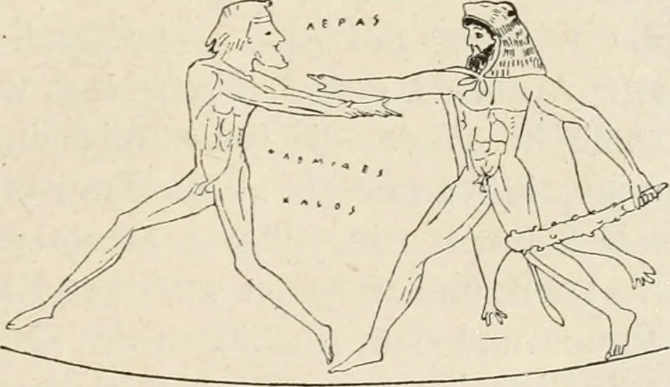 An illustration from Archaeologische Hermeneutik; Anleitung zur Deutung klassischer Bildwerke, 1919, leaf 72