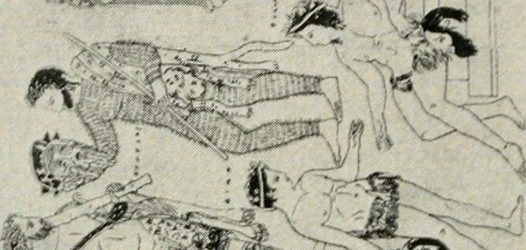 An illustration from Archaeologische Hermeneutik; Anleitung zur Deutung klassischer Bildwerke, 1919, leaf 77