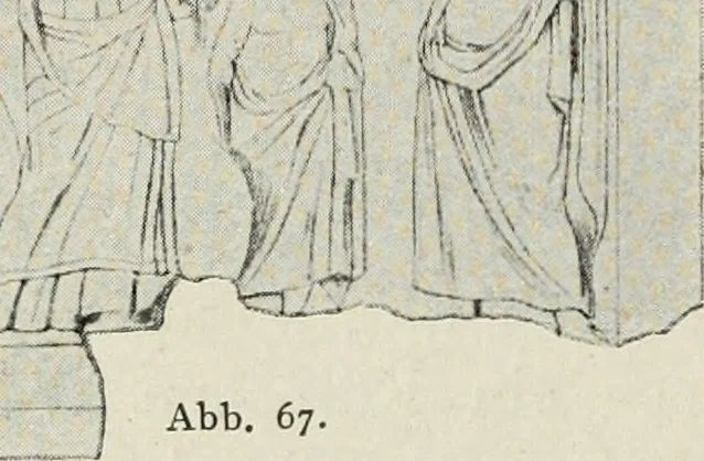 An illustration from Archaeologische Hermeneutik; Anleitung zur Deutung klassischer Bildwerke, 1919, leaf 91