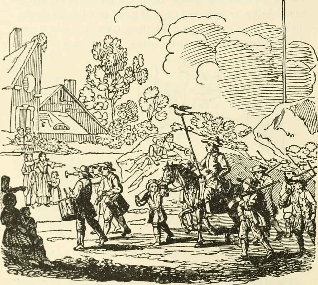 An illustration from Archaic England, an essay in deciphering prehistory from megalithic monuments, earthworks, customs, coins, placenames, and faeric superstitions, 1919, leaf 105