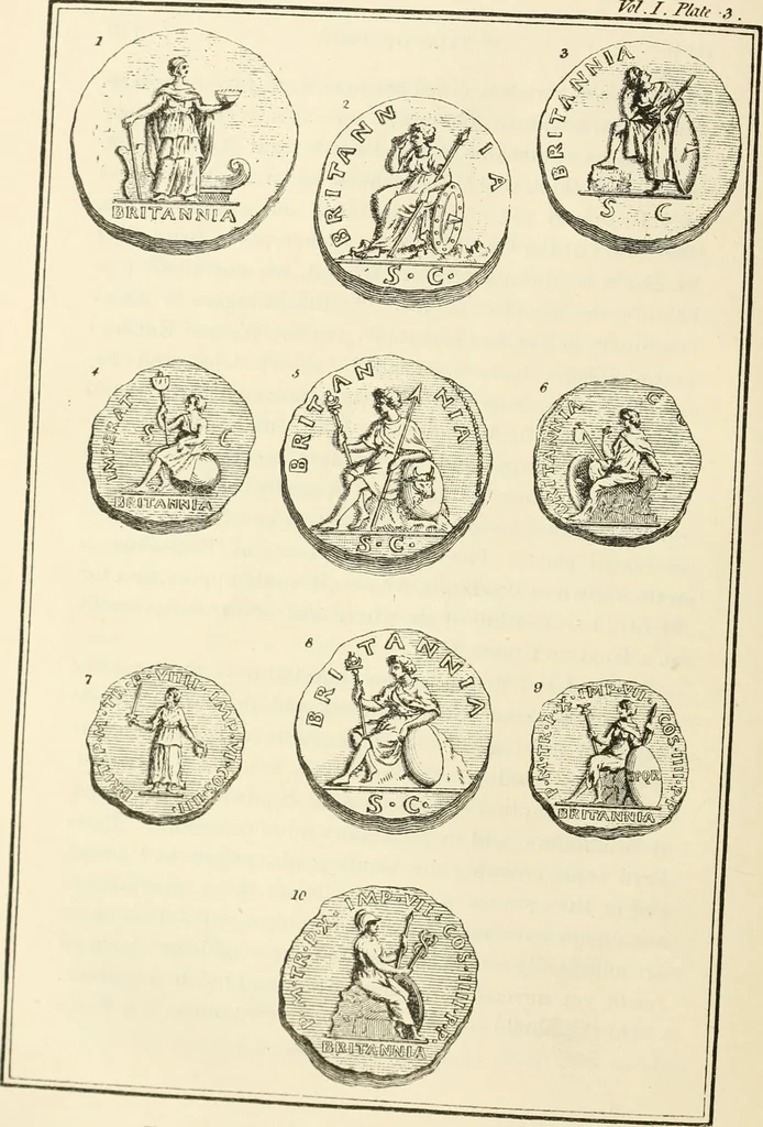 An illustration from Archaic England, an essay in deciphering prehistory from megalithic monuments, earthworks, customs, coins, placenames, and faeric superstitions, 1919, leaf 131