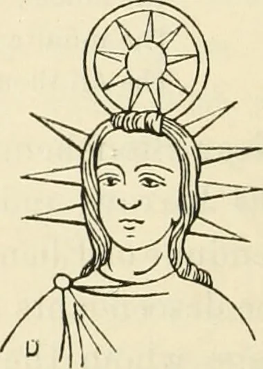 An illustration from Archaic England, an essay in deciphering prehistory from megalithic monuments, earthworks, customs, coins, placenames, and faeric superstitions, 1919, leaf 145
