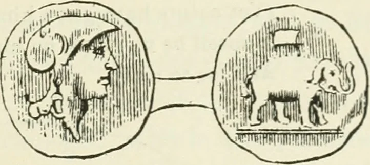 An illustration from Archaic England, an essay in deciphering prehistory from megalithic monuments, earthworks, customs, coins, placenames, and faeric superstitions, 1919, leaf 170