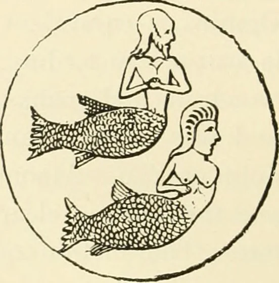 An illustration from Archaic England, an essay in deciphering prehistory from megalithic monuments, earthworks, customs, coins, placenames, and faeric superstitions, 1919, leaf 213