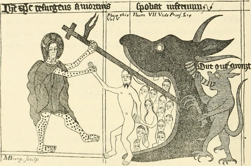 An illustration from Archaic England, an essay in deciphering prehistory from megalithic monuments, earthworks, customs, coins, placenames, and faeric superstitions, 1919, leaf 261