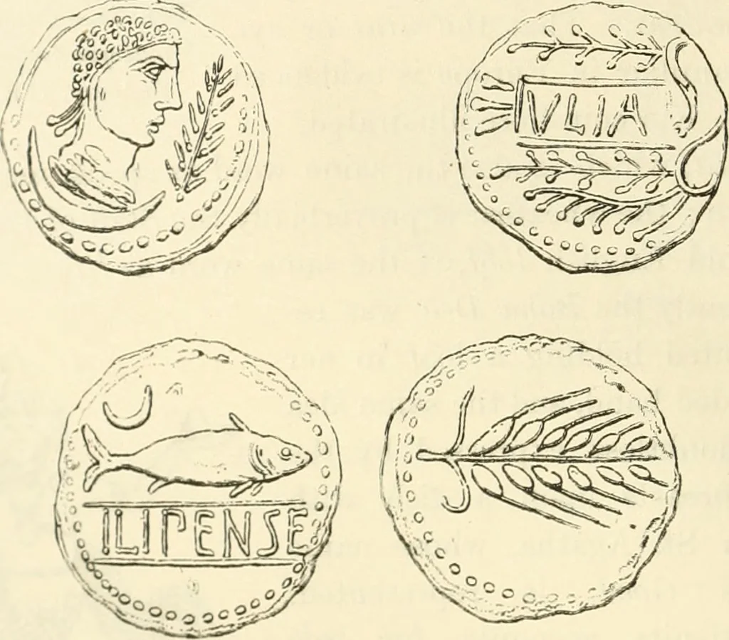 An illustration from Archaic England, an essay in deciphering prehistory from megalithic monuments, earthworks, customs, coins, placenames, and faeric superstitions, 1919, leaf 265