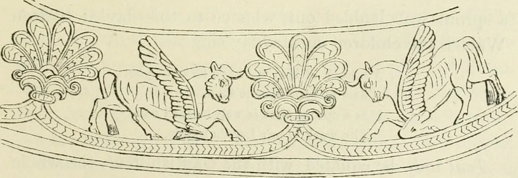 An illustration from Archaic England, an essay in deciphering prehistory from megalithic monuments, earthworks, customs, coins, placenames, and faeric superstitions, 1919, leaf 270