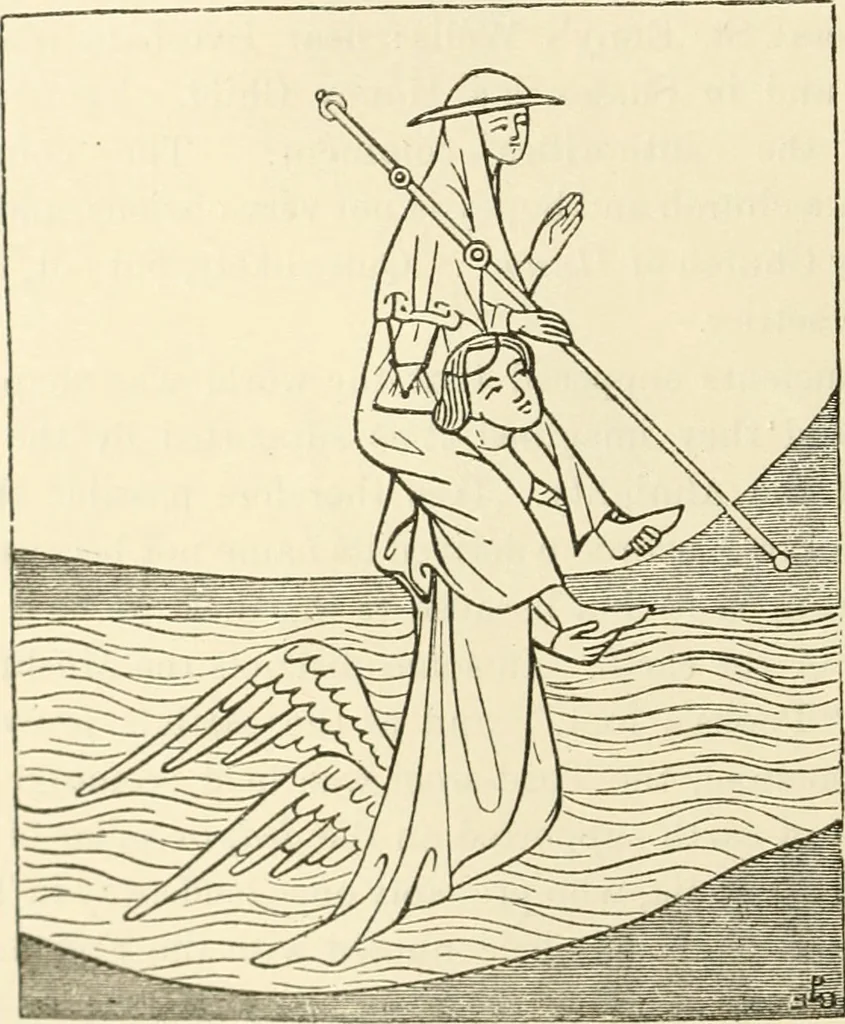 An illustration from Archaic England, an essay in deciphering prehistory from megalithic monuments, earthworks, customs, coins, placenames, and faeric superstitions, 1919, leaf 273