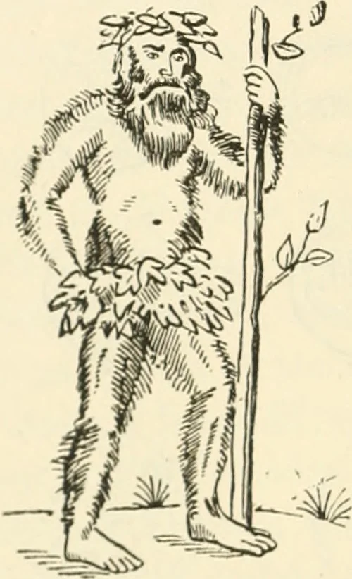 An illustration from Archaic England, an essay in deciphering prehistory from megalithic monuments, earthworks, customs, coins, placenames, and faeric superstitions, 1919, leaf 279