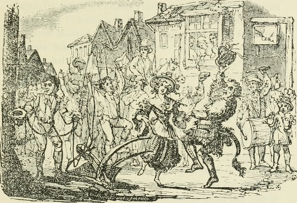 An illustration from Archaic England, an essay in deciphering prehistory from megalithic monuments, earthworks, customs, coins, placenames, and faeric superstitions, 1919, leaf 282