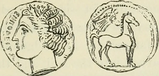 An illustration from Archaic England, an essay in deciphering prehistory from megalithic monuments, earthworks, customs, coins, placenames, and faeric superstitions, 1919, leaf 288