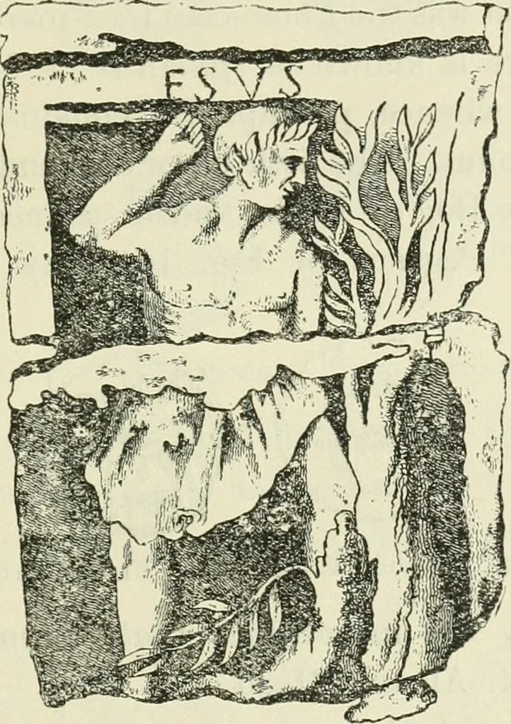 An illustration from Archaic England, an essay in deciphering prehistory from megalithic monuments, earthworks, customs, coins, placenames, and faeric superstitions, 1919, leaf 290