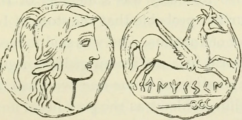 An illustration from Archaic England, an essay in deciphering prehistory from megalithic monuments, earthworks, customs, coins, placenames, and faeric superstitions, 1919, leaf 292