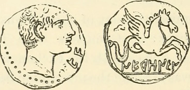 An illustration from Archaic England, an essay in deciphering prehistory from megalithic monuments, earthworks, customs, coins, placenames, and faeric superstitions, 1919, leaf 295