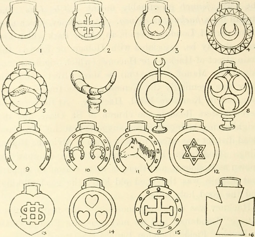 An illustration from Archaic England, an essay in deciphering prehistory from megalithic monuments, earthworks, customs, coins, placenames, and faeric superstitions, 1919, leaf 297