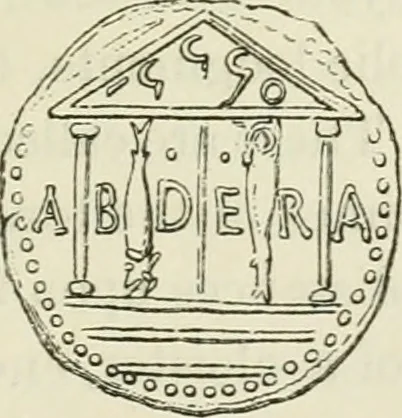 An illustration from Archaic England, an essay in deciphering prehistory from megalithic monuments, earthworks, customs, coins, placenames, and faeric superstitions, 1919, leaf 308