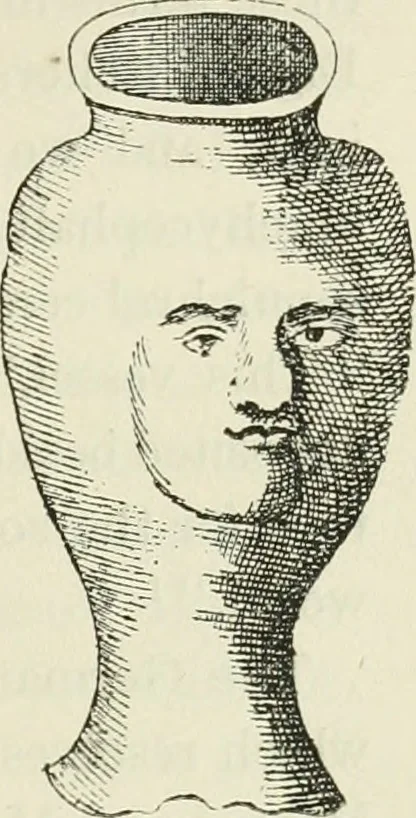 An illustration from Archaic England, an essay in deciphering prehistory from megalithic monuments, earthworks, customs, coins, placenames, and faeric superstitions, 1919, leaf 312