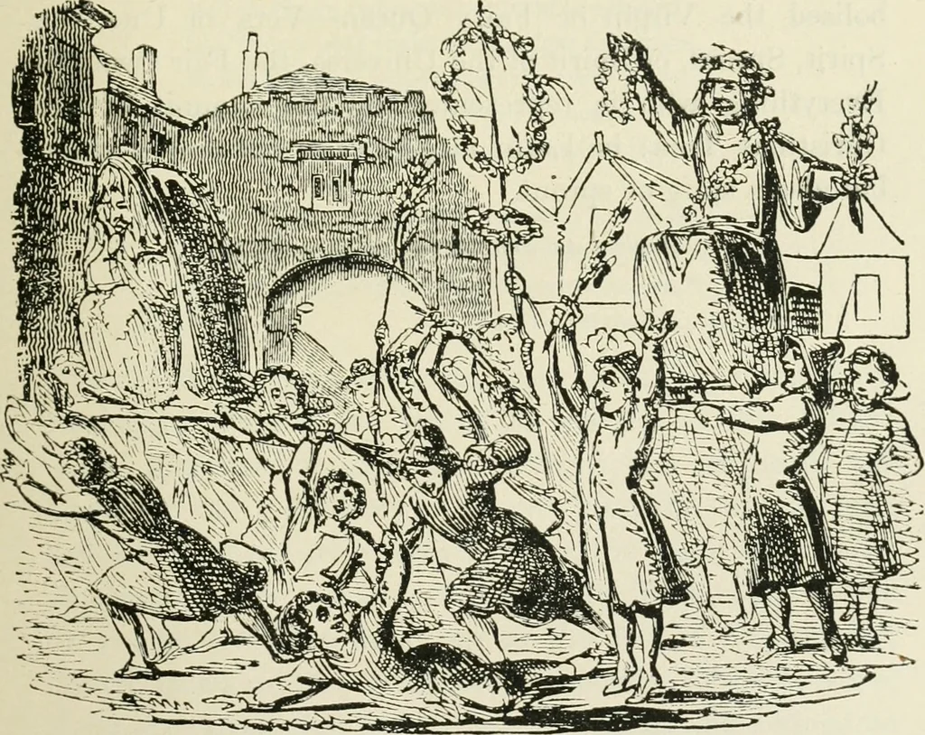 An illustration from Archaic England, an essay in deciphering prehistory from megalithic monuments, earthworks, customs, coins, placenames, and faeric superstitions, 1919, leaf 318