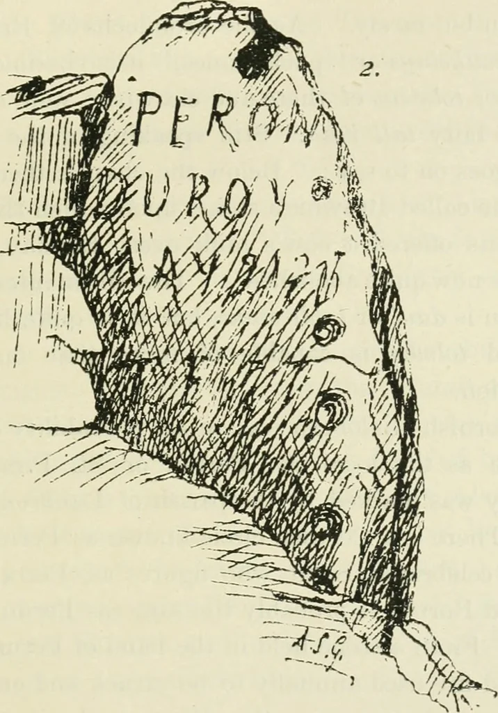 An illustration from Archaic England, an essay in deciphering prehistory from megalithic monuments, earthworks, customs, coins, placenames, and faeric superstitions, 1919, leaf 326