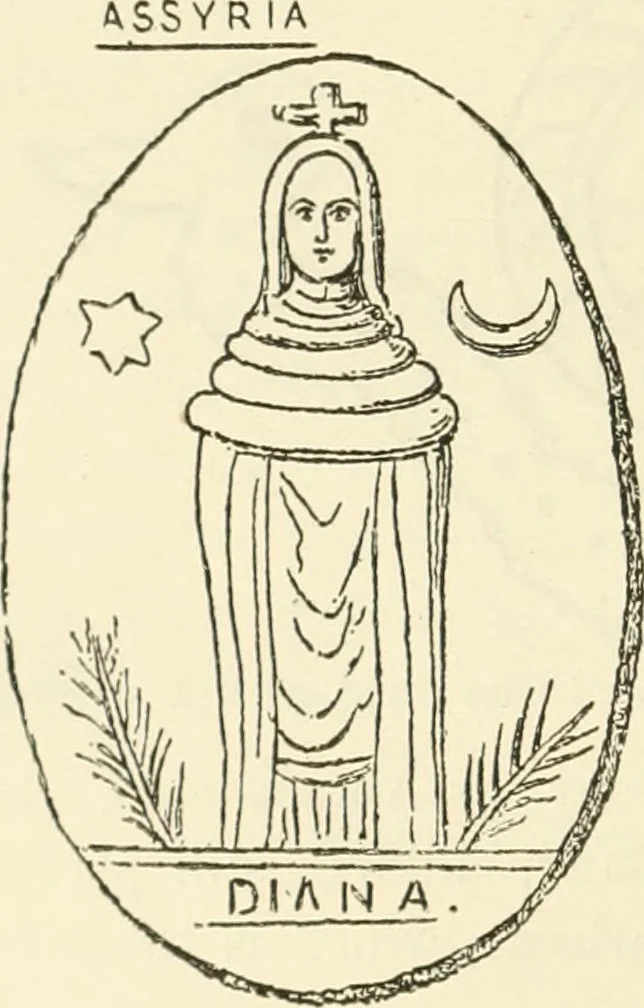 An illustration from Archaic England, an essay in deciphering prehistory from megalithic monuments, earthworks, customs, coins, placenames, and faeric superstitions, 1919, leaf 365