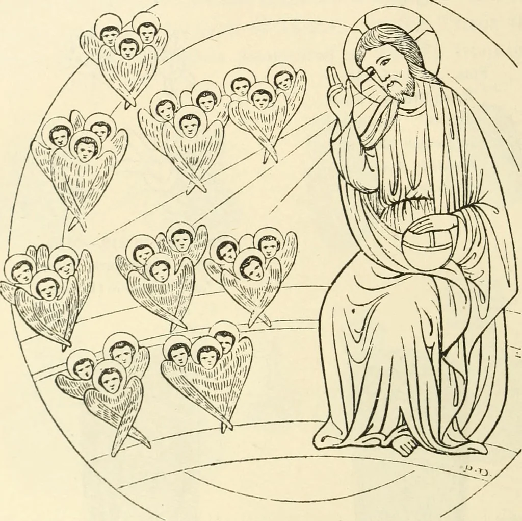 An illustration from Archaic England, an essay in deciphering prehistory from megalithic monuments, earthworks, customs, coins, placenames, and faeric superstitions, 1919, leaf 393
