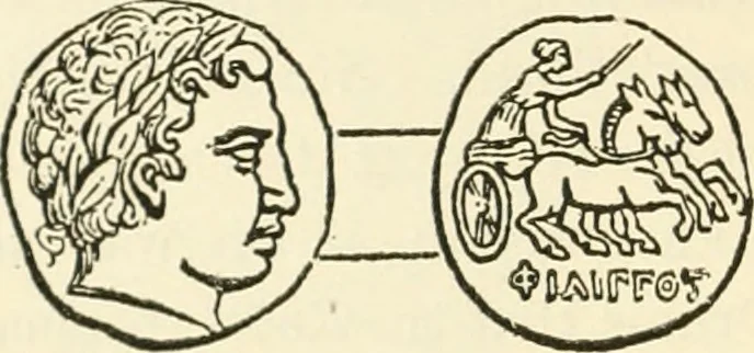 An illustration from Archaic England, an essay in deciphering prehistory from megalithic monuments, earthworks, customs, coins, placenames, and faeric superstitions, 1919, leaf 405
