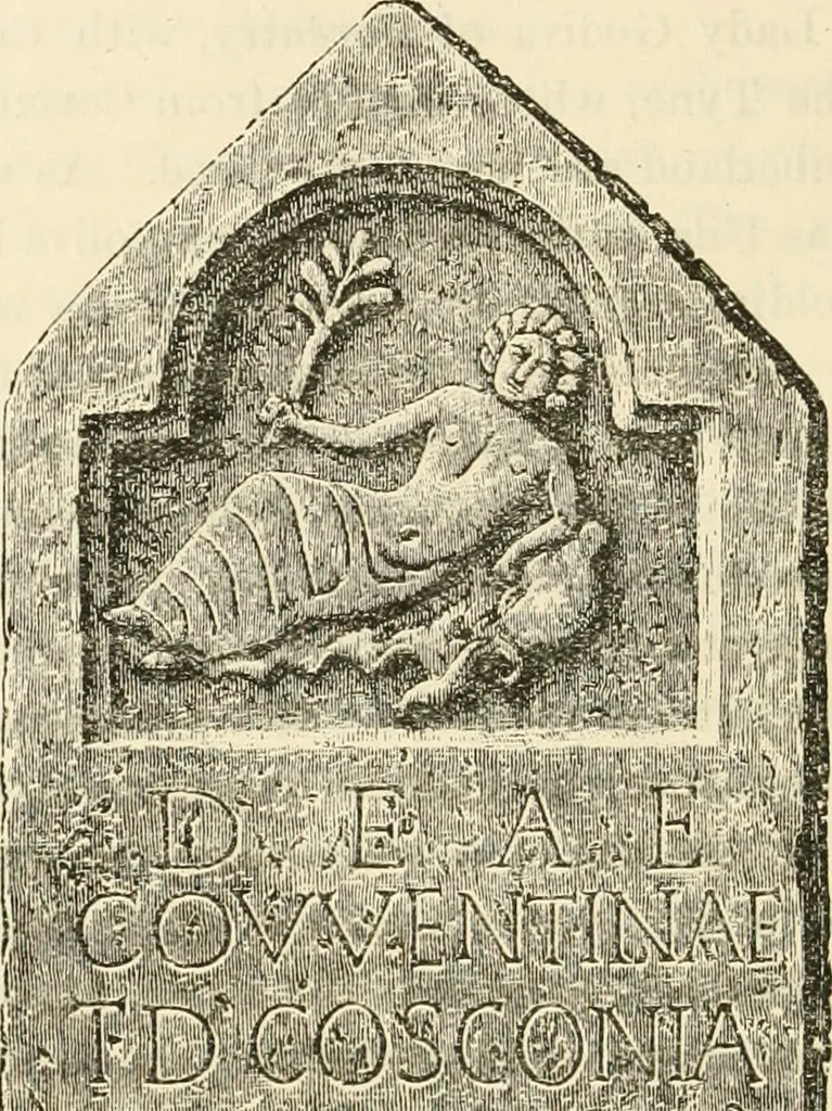 An illustration from Archaic England, an essay in deciphering prehistory from megalithic monuments, earthworks, customs, coins, placenames, and faeric superstitions, 1919, leaf 439